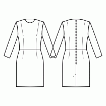 ドレスの基本的な縫製パターンPDF