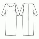 Linen cocoon dress Women Clothing Dress Sewing Pattern Sewist