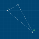 adjacent (point1,point2,length,side)