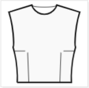 Horizontal darts are now available for all designs with waist seams