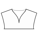 Блузка Выкройки для шитья - Горловина-ракушка