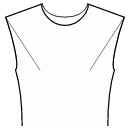 Dress Sewing Patterns - Front shoulder end dart