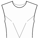 Robe Patrons de couture - Pinces devant: emmanchure / centre de la taille