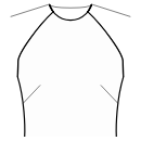 ドレス 縫製パターン - サイドシームのダーツ