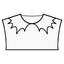 Блузка Выкройки для шитья - Воротник - крылья дракона