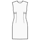 Dress Sewing Patterns - Waist darts with bust gathers