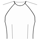 Блузка Выкройки для шитья - Все вытачки полочки переведены в талиевую	