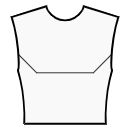 Kleid Schnittmuster - Naht vom Armloch bis zur vorderen Mitte