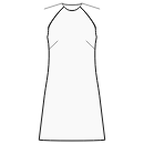 Kleid Schnittmuster - Kleid in A-Linie