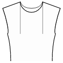 Top Sewing Patterns - All front darts transferred to neck top