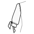 Robe Patrons de couture - Manche 3/4 avec poignet nœud