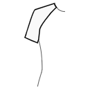 连衣裙 缝纫花样 - 2 缝线 1/16 长度插肩袖