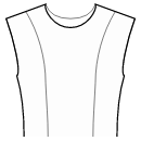 Dress Sewing Patterns - Princess front seam: shoulder to waist