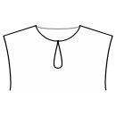 Top Sewing Patterns - Teardrop jewel neckline