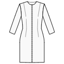 Платье Выкройки для шитья - Застежка на молнию спереди