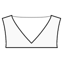 ドレス 縫製パターン - ワイドプランジネックライン