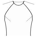 Блузка Выкройки для шитья - Все вытачки полочки переведены в пройму	