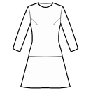 ドレス 縫製パターン - フレアスカート