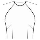 Блузка Выкройки для шитья - Вытачки полочки - в боковой шов и талиевая