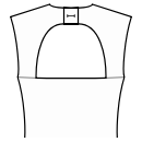 Kleid Schnittmuster - Rückenmieder mit Öffnung