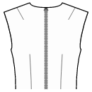 Kleid Schnittmuster - Abnäher an Schulter und Taille
