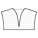 Блузка Выкройки для шитья - Горловина с глубоким скругленным вырезом