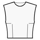 Dress Sewing Patterns - Front horizontal and waist darts