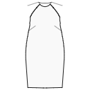 连衣裙 缝纫花样 - 茧型连衣裙
