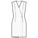Dress Sewing Patterns - Dress without waist seam