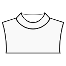 Top Sewing Patterns - Small folded collar