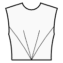 Vestito Cartamodelli - Davanti ♥ Sewist: ripresa e cucitura principessa dal centro davanti