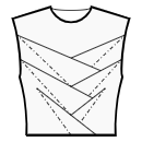 Блузка Выкройки для шитья - Складки B