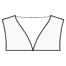 ドレス 縫製パターン - 急落ハートバトーネックライン