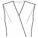 Vestido Patrones de costura - Pinzas delanteras: fin del hombro