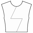 Jumpsuits Sewing Patterns - Lightning dart center neck to center waist