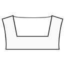 Блузка Выкройки для шитья - Широкая квадратная горловина