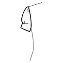 ドレス 縫製パターン - ワンピースの袖口とギャザー付きの袖