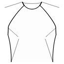 衬衫 缝纫花样 - 袖窿和腰部的飞镖
