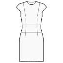 Dress Sewing Patterns - Dress with waist inset