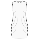 ドレス 縫製パターン - 自由奔放に生きる繭ドレス