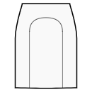 Платье Выкройки для шитья - Прямая юбка с центральной вставкой