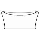Блузка Выкройки для шитья - Горловина Сабрина