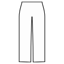 连身裤 缝纫花样 - 直筒裤
