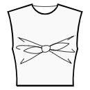 Блузка Выкройки для шитья - Бант A