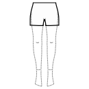 Pantaloni Cartamodelli - Mini lunghezza