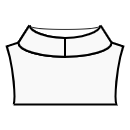Mono Patrones de costura - Cuello ancho pagoda
