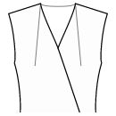 Vestido Patrones de costura - Pinzas delanteras: esquina del escote