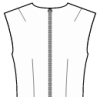 Kleid Schnittmuster - Abnäher an Schulter und Taille