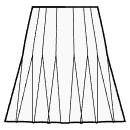 Dress Sewing Patterns - Godet Skirt with Triangular Insets