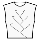 Блузка Выкройки для шитья - Складки C